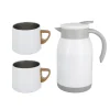 Coffret thermos + tasses blanches-Cerf Dellier Online
