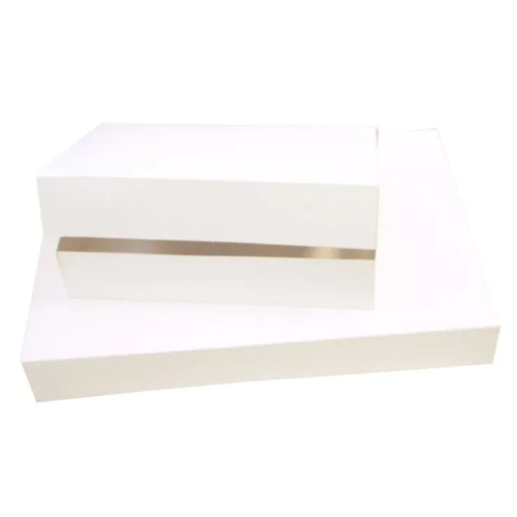 Coffrets lunch blancs (x 100)-Cerf Dellier Outlet