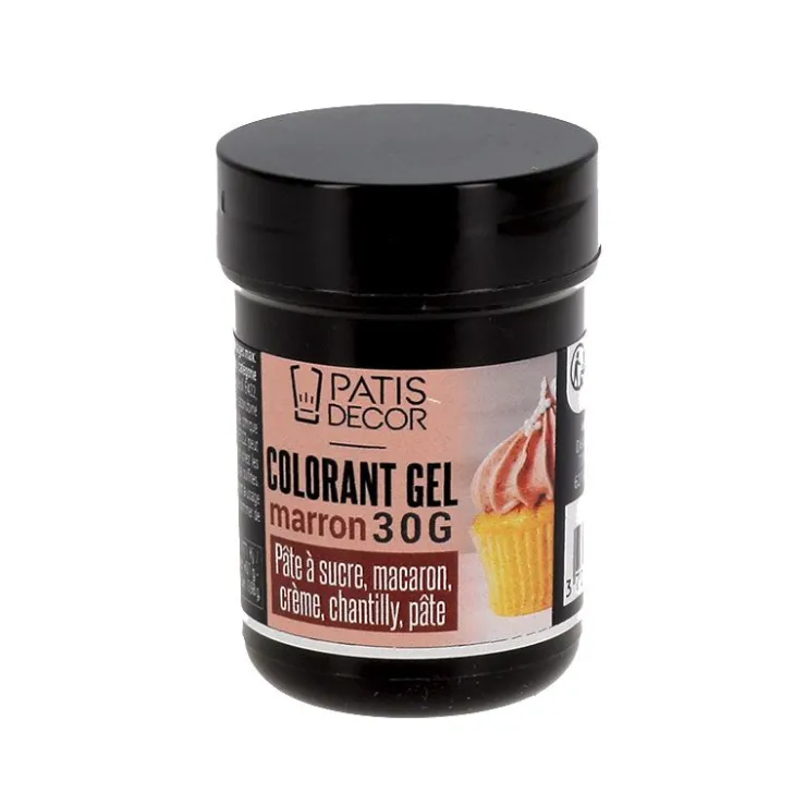 Colorant gel marron Patisdécor-Cerf Dellier Best