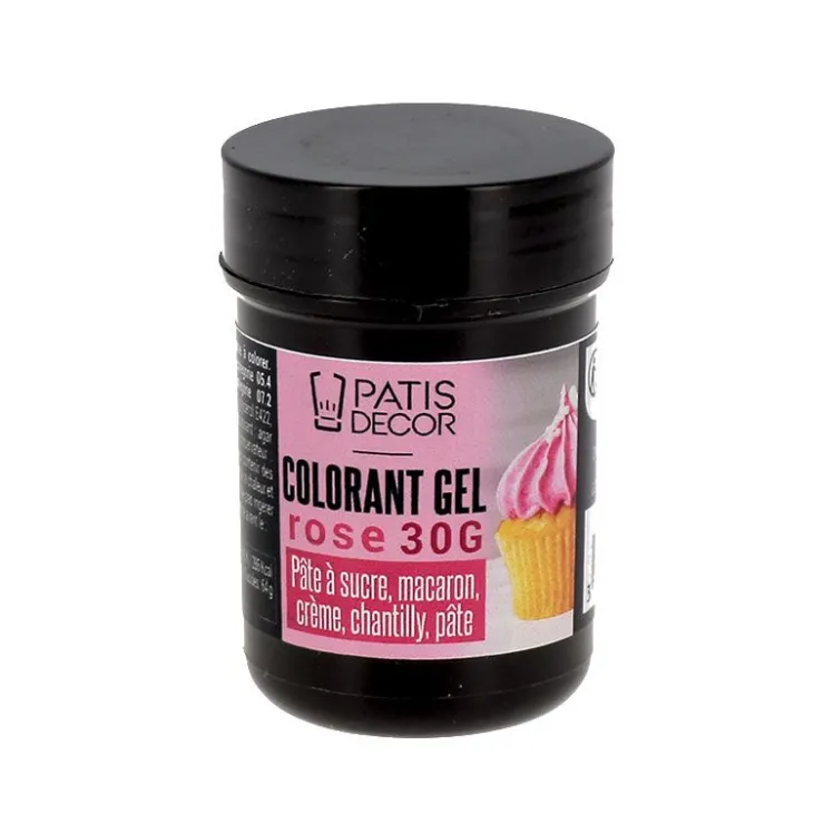 Colorant gel rose Patisdécor-Cerf Dellier Clearance