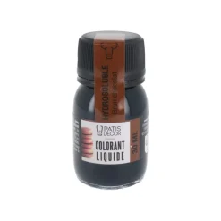 Colorant liquide hydrosoluble brun chocolat 30 ml - DDM 07/24-Cerf Dellier Hot