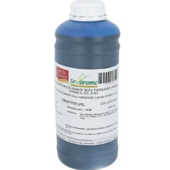 Colorant liquide hydrosoluble bleu turquoise 1L-Cerf Dellier Clearance