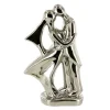 Couple de mariés argent baiser 27 cm-Cerf Dellier Outlet