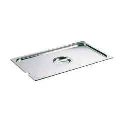 Couvercle inox avec poignée GN 1/1 et encoche pour louche - pour bac sans anse-Cerf Dellier Sale