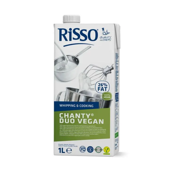 Crème pour foisonnement et cuisson Risso Chanty Duo Vegan-Cerf Dellier