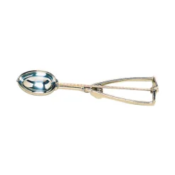 Cuillère à glace inox à pince ovale 40 portions au litre 57x38 mm-Cerf Dellier Sale