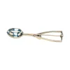 Cuillère à glace inox à pince ovale 30 portions au litre 62x43 mm-Cerf Dellier