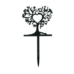 Cupcake Toppers Arbres cœurs (x 8)-Cerf Dellier