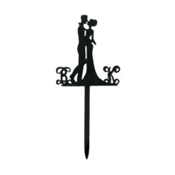 Cupcake Toppers couple enlacé (x 8)-Cerf Dellier Sale