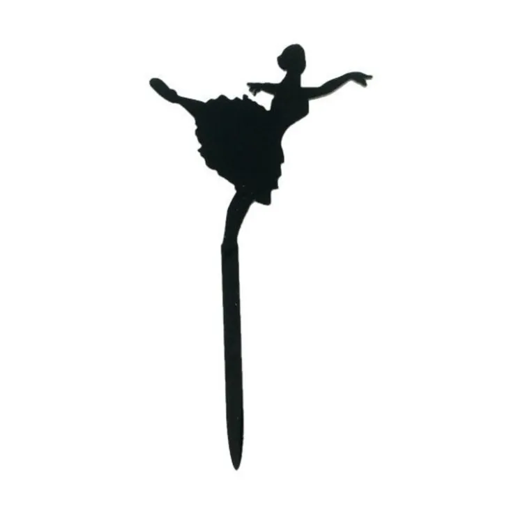Cupcake Toppers Danseuse (x 8)-Cerf Dellier Hot