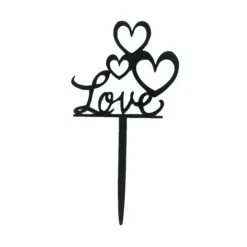 Cupcake Toppers Love (x8)-Cerf Dellier Discount