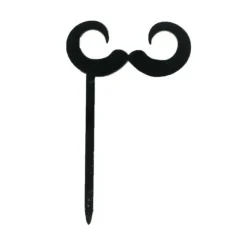 Cupcake Toppers Moustaches (x 8)-Cerf Dellier