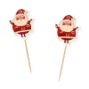 Cupcake Toppers Père Noël (x12)-Cerf Dellier Hot