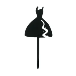 Cupcake Toppers Robe (x 8)-Cerf Dellier Best