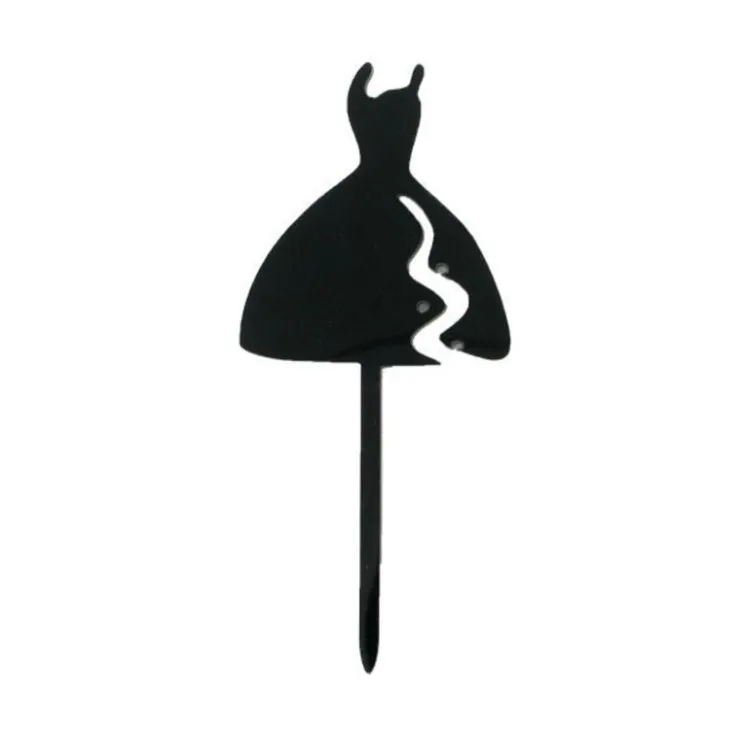 Cupcake Toppers Robe (x 8)-Cerf Dellier Best