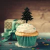 Cupcake Toppers Sapin de Noël (x 8)-Cerf Dellier Online