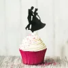 Cupcake Toppers Valse (x 8)-Cerf Dellier Best