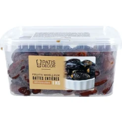 Dattes entières dénoyautés 1 kg-Cerf Dellier Sale
