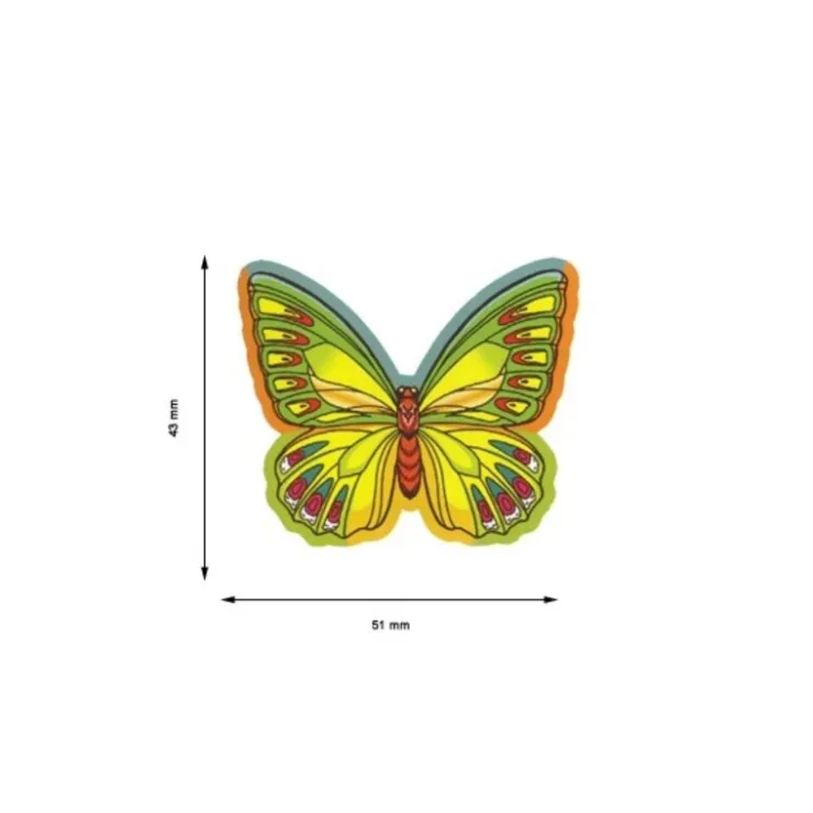 Décor azyme papillons assortis (x260)-Cerf Dellier Best
