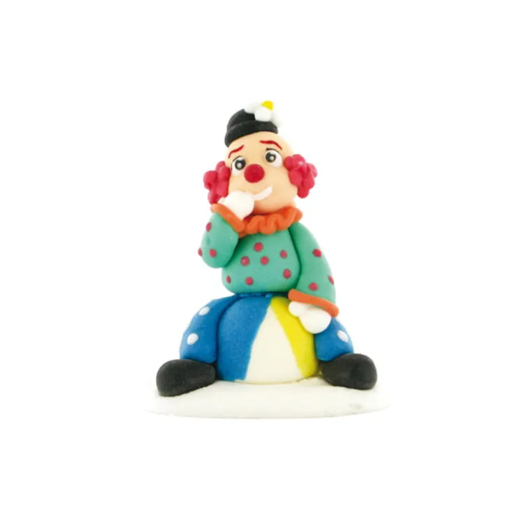 Décor comestible Clown sur un ballon (x20)-Cerf Dellier Hot
