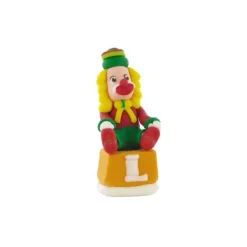 Décor comestible Clown sur un cube-Cerf Dellier New