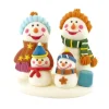 Décor comestible Famille de bonshommes de neige-Cerf Dellier Hot