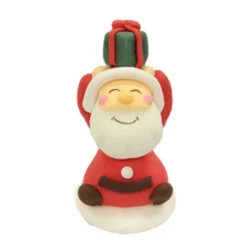 Décor comestible Père Noël cadeau (x24)-Cerf Dellier
