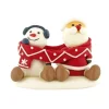 Décor comestible Père Noël et Bonhomme de neige Echarpe-Cerf Dellier Hot
