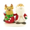 Décor comestible Père Noël et Renne debout-Cerf Dellier Online