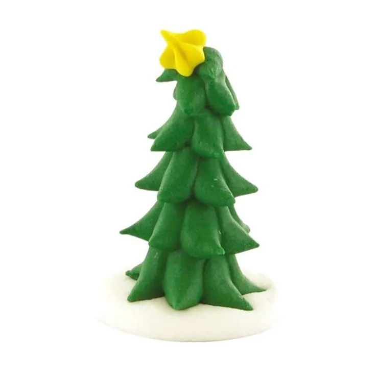 Décor comestible sapin vert-Cerf Dellier Discount