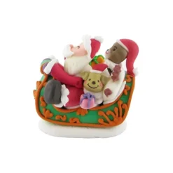 Décor comestible scène de Noël (x20)-Cerf Dellier New