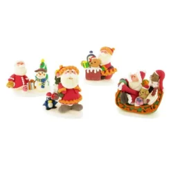 Décor comestible scène de Noël (x20)-Cerf Dellier New