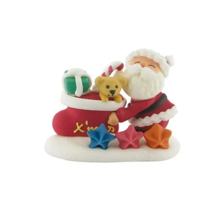 Décors comestible Père Noël & cadeaux (x20)-Cerf Dellier Best