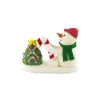 Décors comestibles Bonhomme de neige et sapin (x24)-Cerf Dellier Clearance