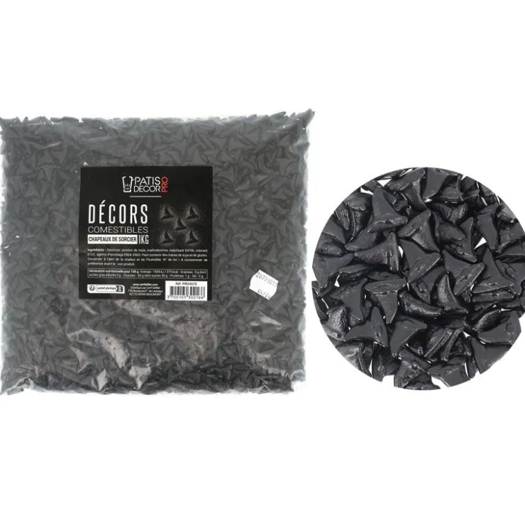 Décors comestibles chapeaux de sorcier 1 kg-Cerf Dellier