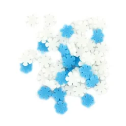 Décors comestibles flocons bicolores 45 g-Cerf Dellier Online