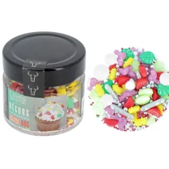 Décors comestibles mélange tropical 65 g-Cerf Dellier Best