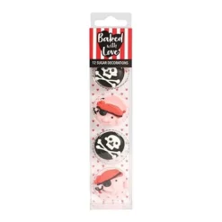 Décors comestibles pirates assortis (x12)-Cerf Dellier