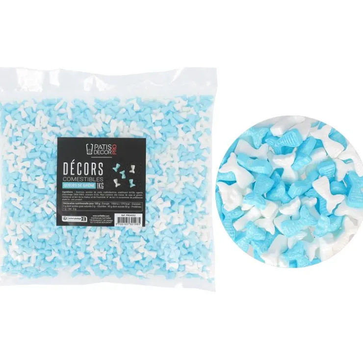 Décors comestibles queues de sirène 1 kg-Cerf Dellier Discount