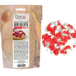 Décors comestibles Saint Valentin assortis 300 g-Cerf Dellier Hot