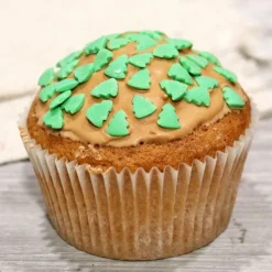 Décors comestibles sapins verts 50 g-Cerf Dellier