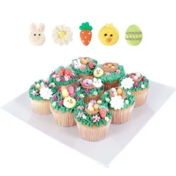 Décors comestibles thème "Pâques" (x12)-Cerf Dellier Outlet