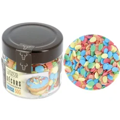 Décors comestibles œufs multicolores 50 g-Cerf Dellier Online
