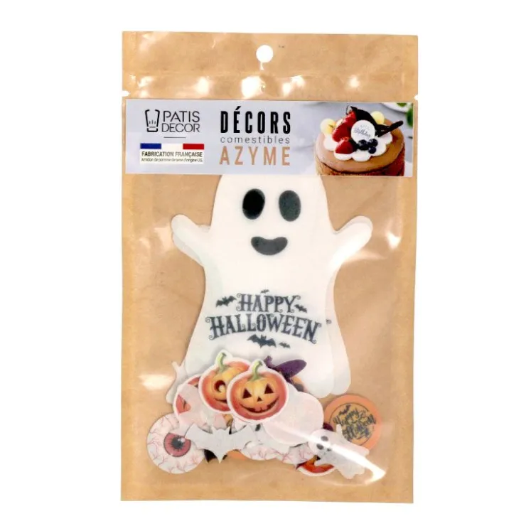 Décors en azyme assortis thème fantôme d'Halloween - DDM 10/24-Cerf Dellier Outlet