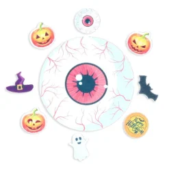 Décors en azyme assortis thème œil d'Halloween-Cerf Dellier Online