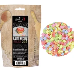 Décors fleurettes comestibles 250 g-Cerf Dellier Discount
