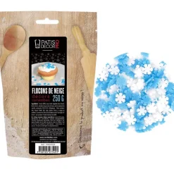 Décors Flocons de neige comestibles 250 g-Cerf Dellier New