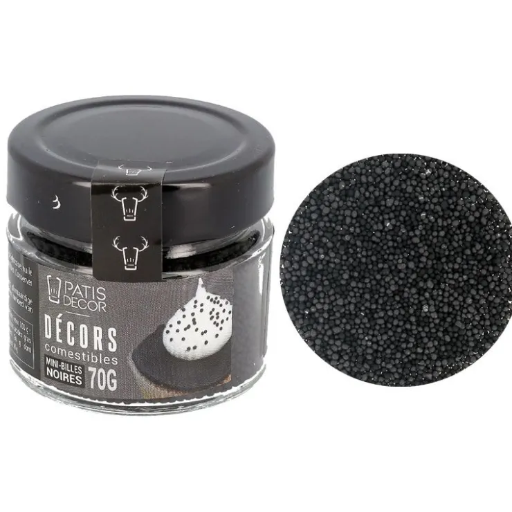 Décors mini billes noires-Cerf Dellier Online