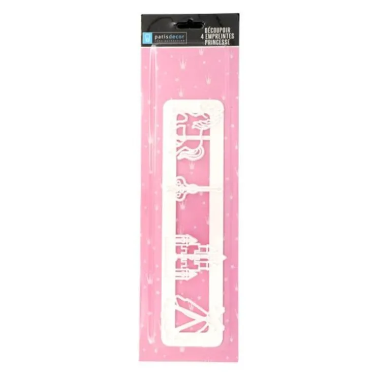 Découpoir pâte à sucre 4 empreintes princesse-Cerf Dellier Hot