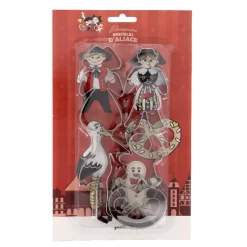 Découpoirs bredeles d'Alsace (x 5)-Cerf Dellier New